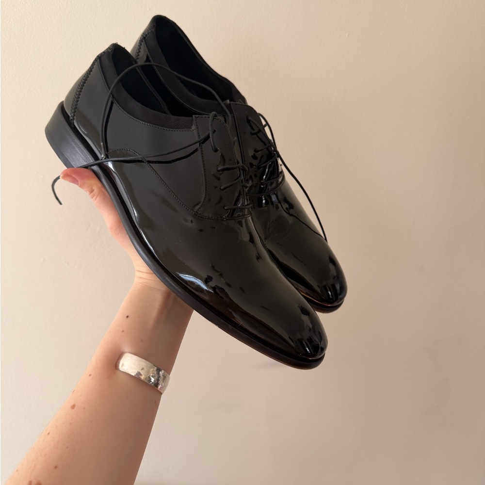 Ferragamo Men’s Tuxedo Dress Shoes